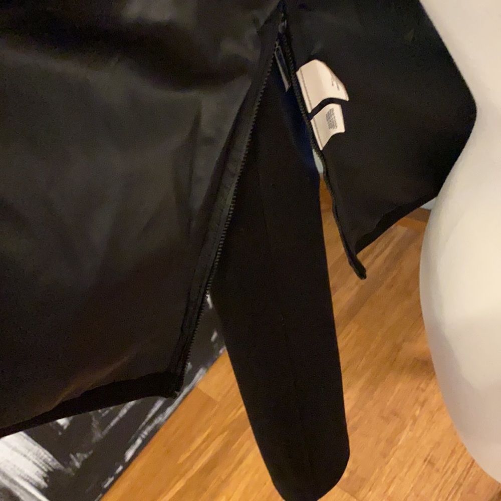 Rachel Roy black blazer zippers on side - Picture 7 of 7